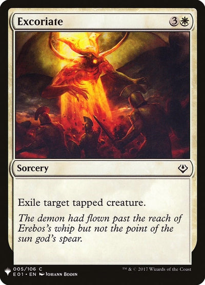 Excoriate (5) (The List Reprints)