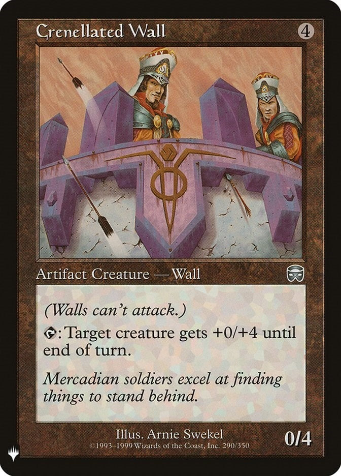 Crenellated Wall (290) (The List Reprints)