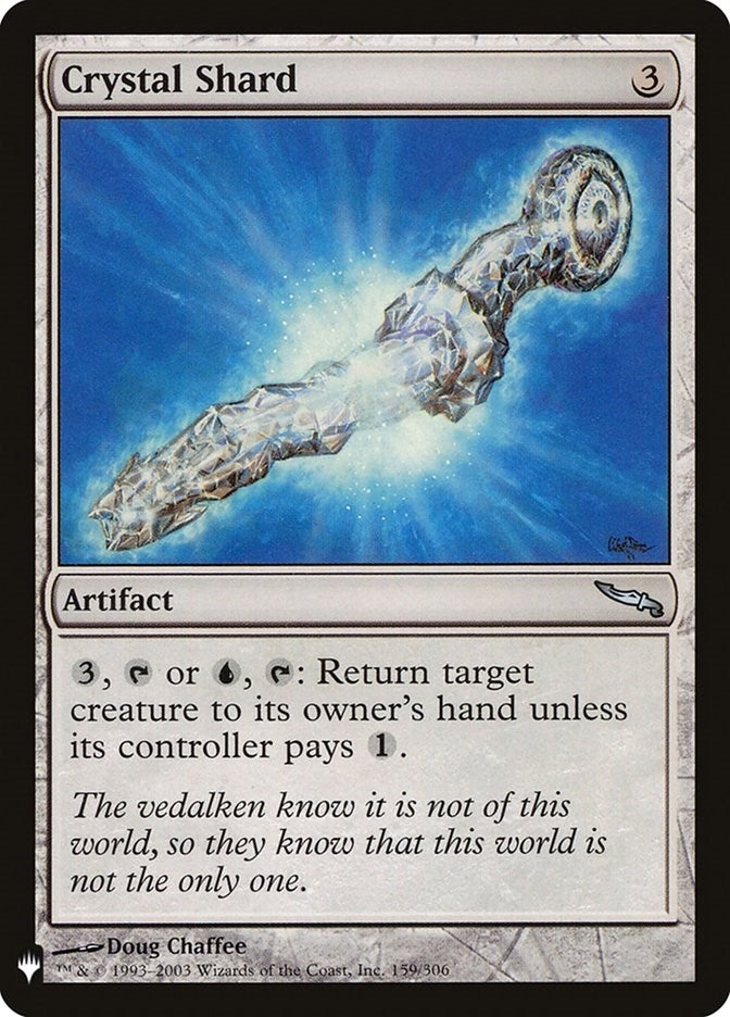 Crystal Shard (159) (The List Reprints)