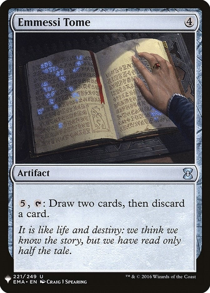 Emmessi Tome (221) (The List Reprints)