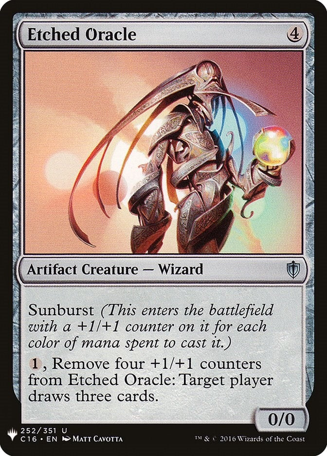 Etched Oracle (252) (The List Reprints)