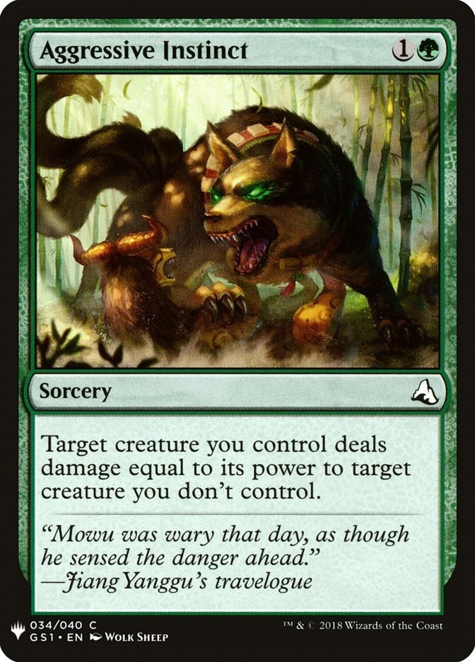 Aggressive Instinct (34) (The List Reprints)