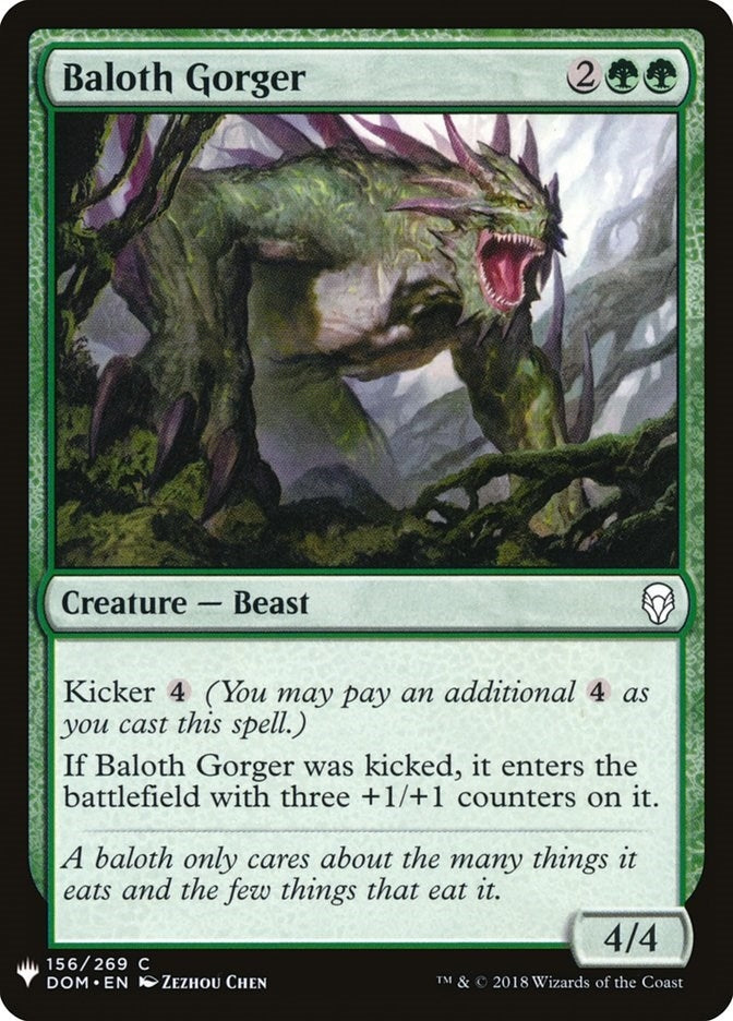 Baloth Gorger (156) (The List Reprints)