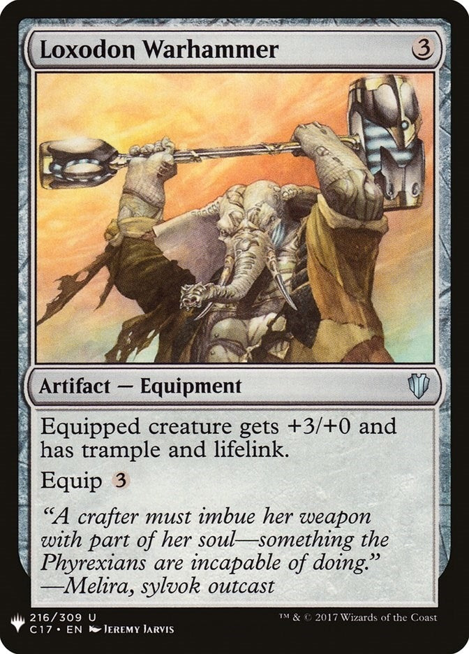 Loxodon Warhammer (216) (The List Reprints)