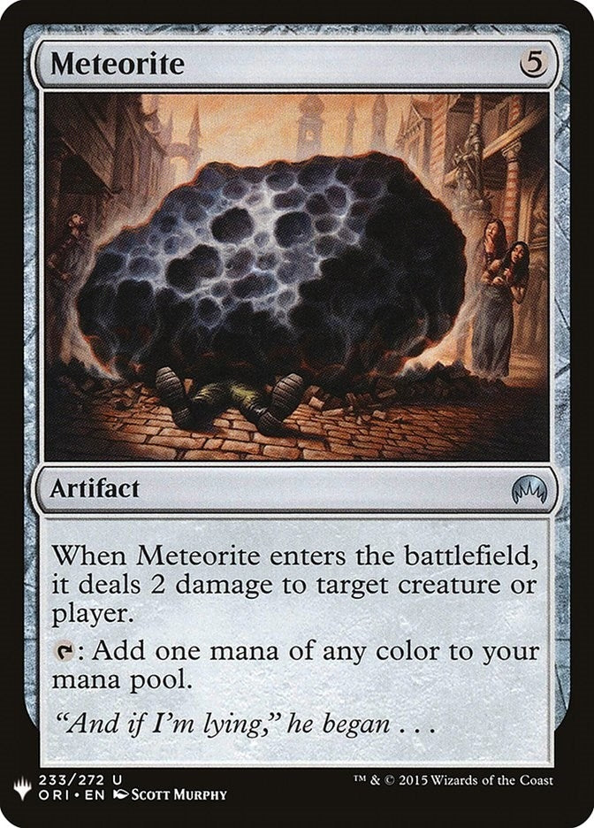 Meteorite (233) (The List Reprints)