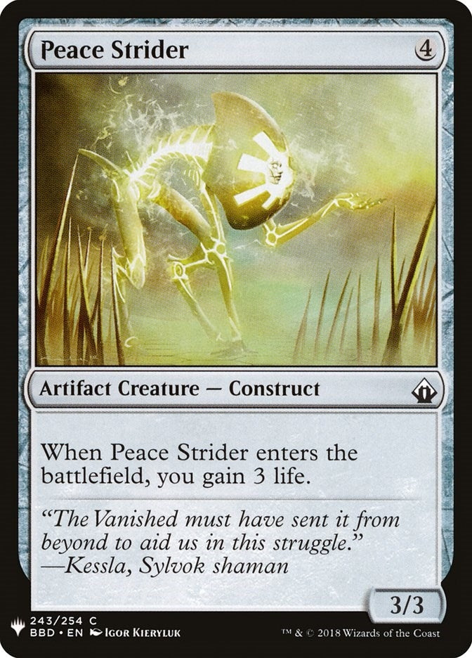 Peace Strider (243) (The List Reprints)