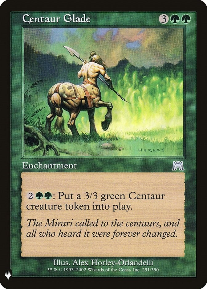 Centaur Glade (251) (The List Reprints)
