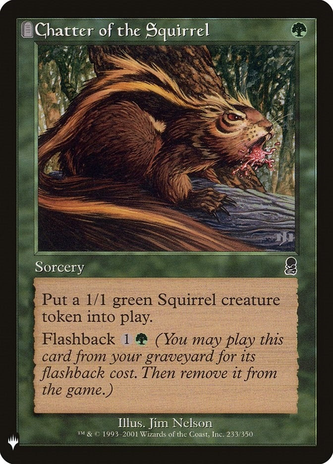 Chatter of the Squirrel (233) (The List Reprints)
