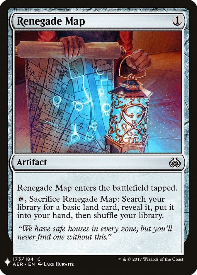 Renegade Map (173) (The List Reprints)