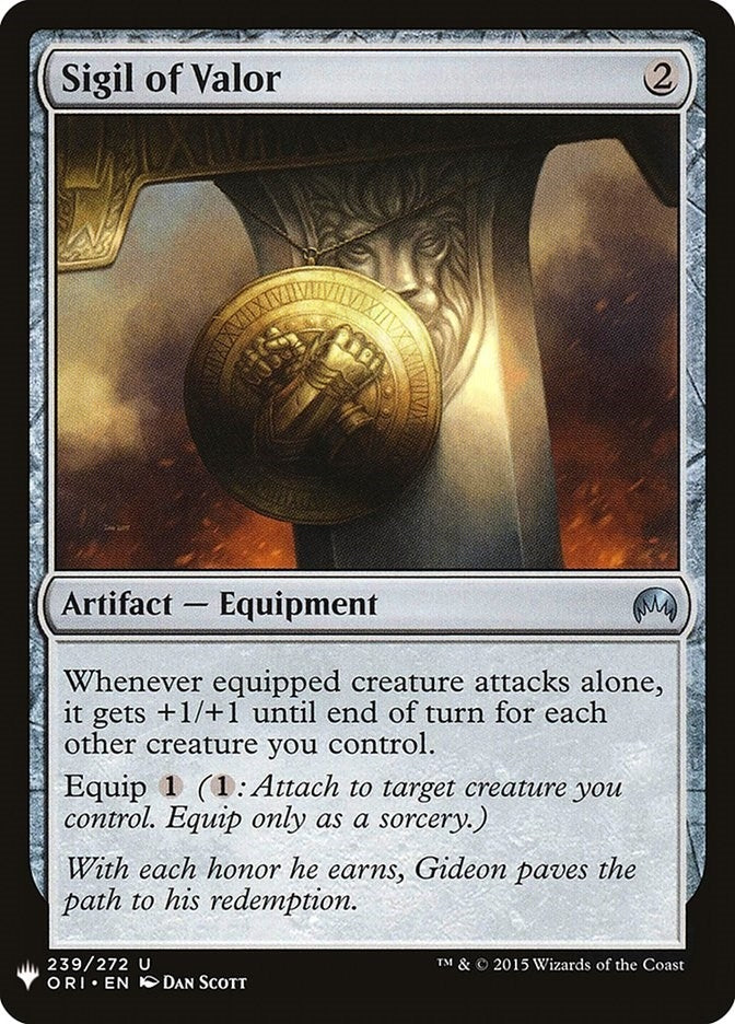 Sigil of Valor (239) (The List Reprints)