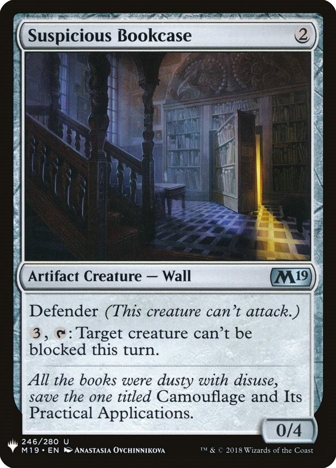 Suspicious Bookcase (246) (The List Reprints)