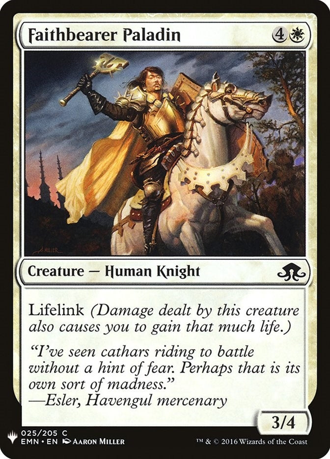 Faithbearer Paladin (25) (The List Reprints)