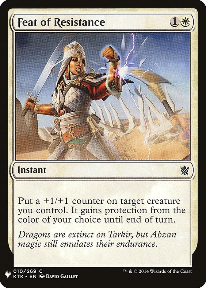 Feat of Resistance (10) (The List Reprints)