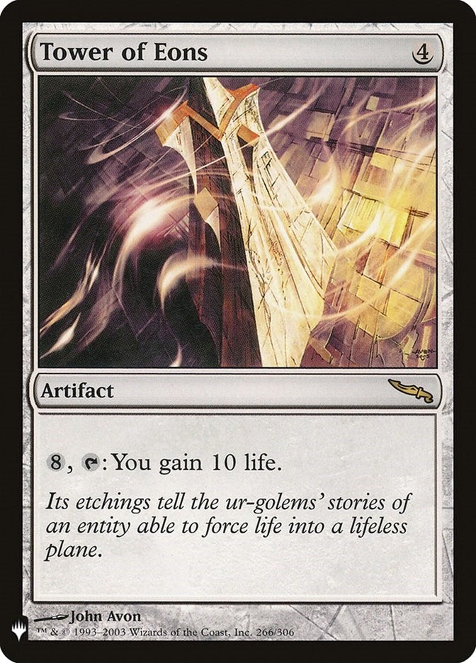 Image for Tower of Eons (266/306) - Magic: The Gathering