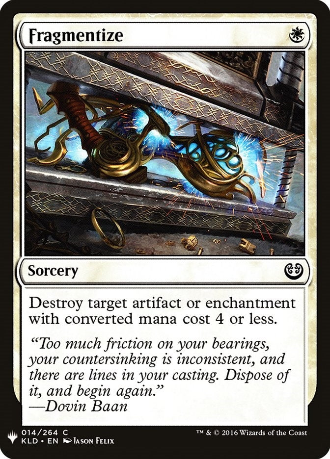 Fragmentize (14) (The List Reprints)