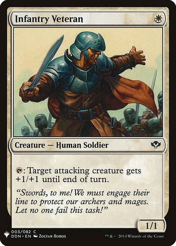 Infantry Veteran (3) (The List Reprints)