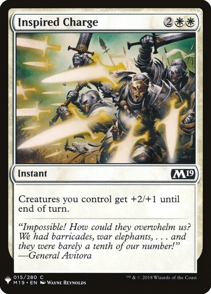 Inspired Charge (15) (The List Reprints)