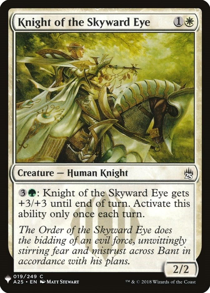 Knight of the Skyward Eye (19) (The List Reprints)