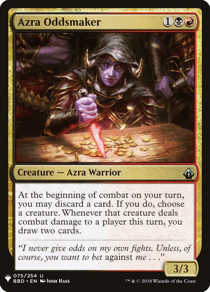 Azra Oddsmaker (75) (The List Reprints)