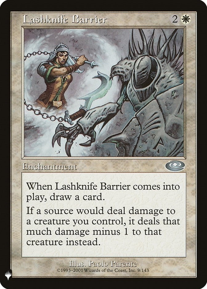 Lashknife Barrier (9) (The List Reprints)