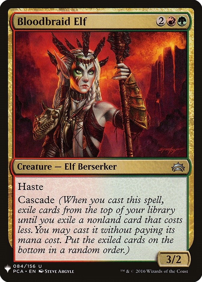 Bloodbraid Elf (84) (The List Reprints)