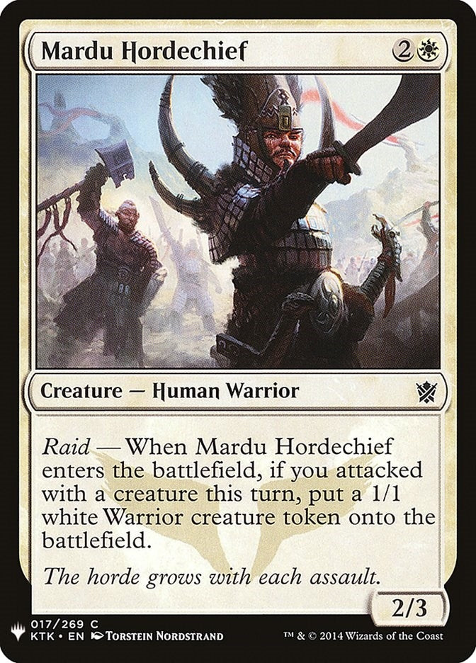 Mardu Hordechief (17) (The List Reprints)