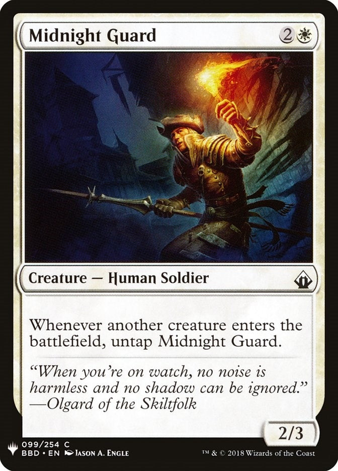 Midnight Guard (99) (The List Reprints)