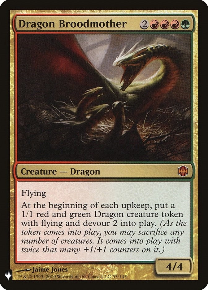 Dragon Broodmother (53) (The List Reprints)