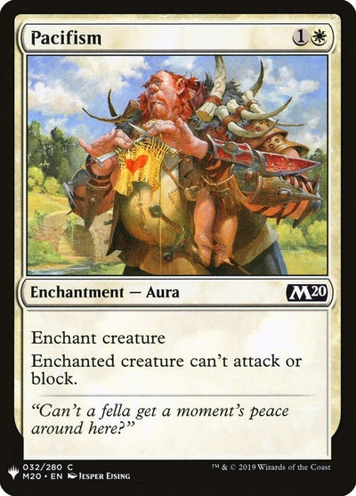 Pacifism (32) (The List Reprints)