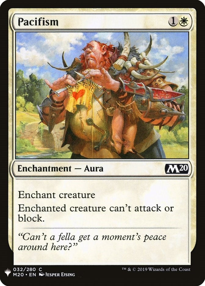 Pacifism (32) (The List Reprints)