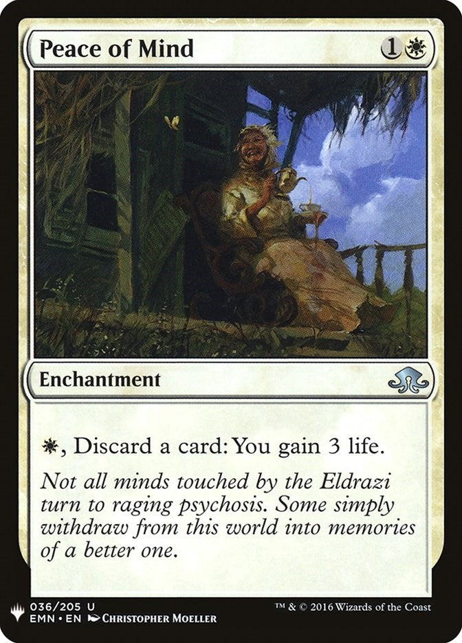 Peace of Mind (36) (The List Reprints)