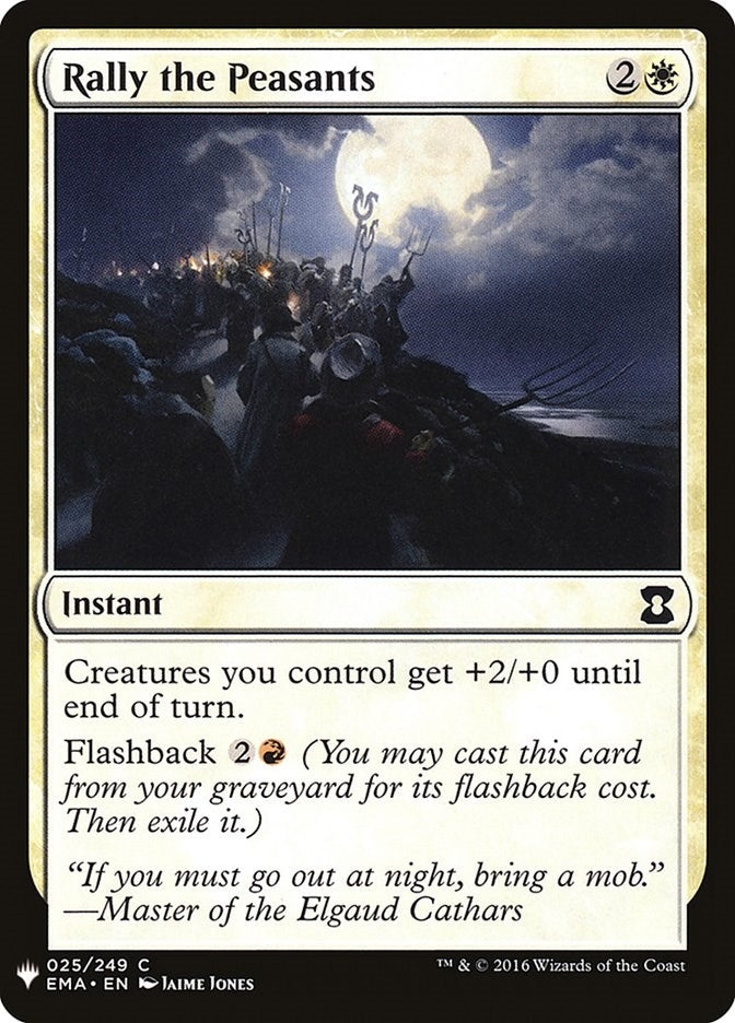 Rally the Peasants (25) (The List Reprints)