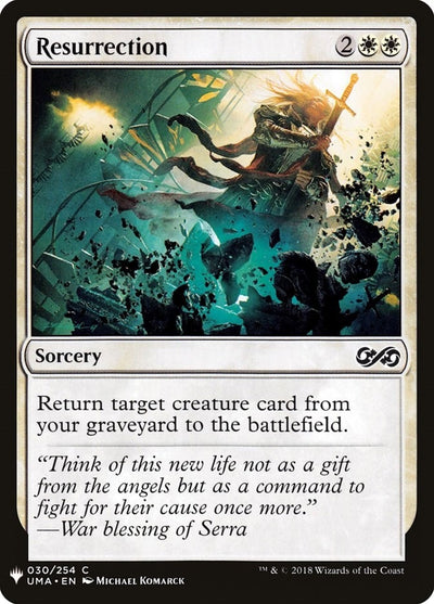 Resurrection (30) (The List Reprints)