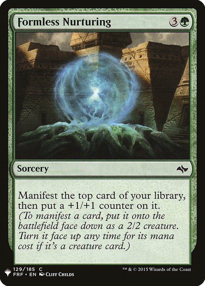 Formless Nurturing (129) (The List Reprints)