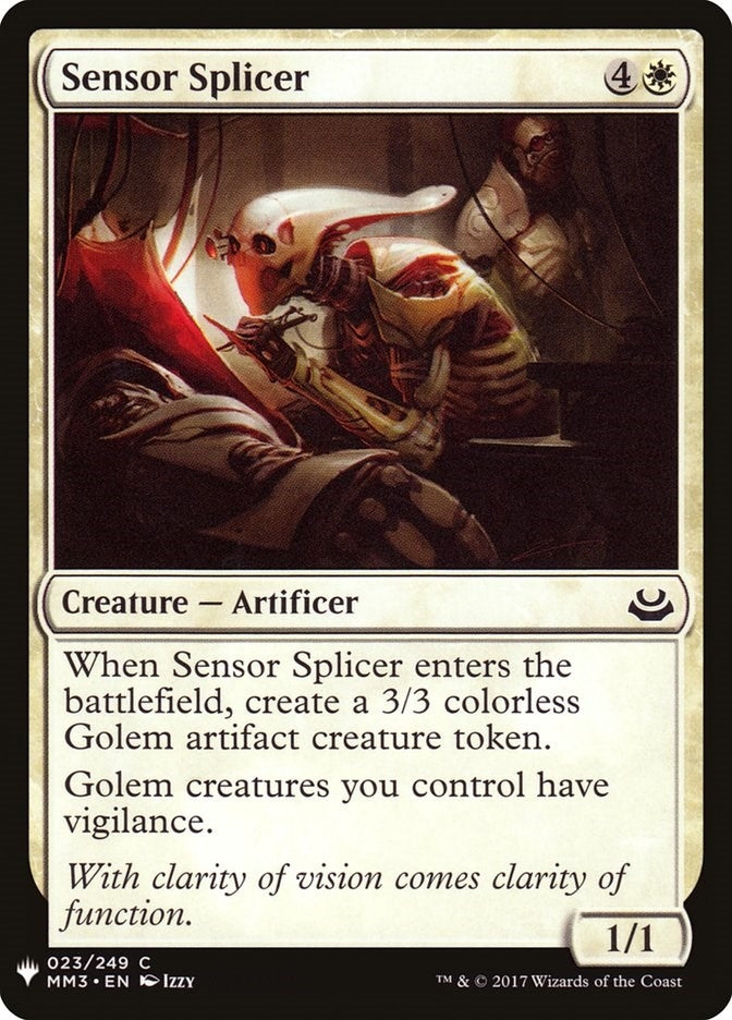 Sensor Splicer (23) (The List Reprints)