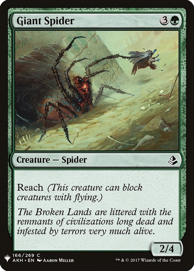 Giant Spider (166) (The List Reprints)