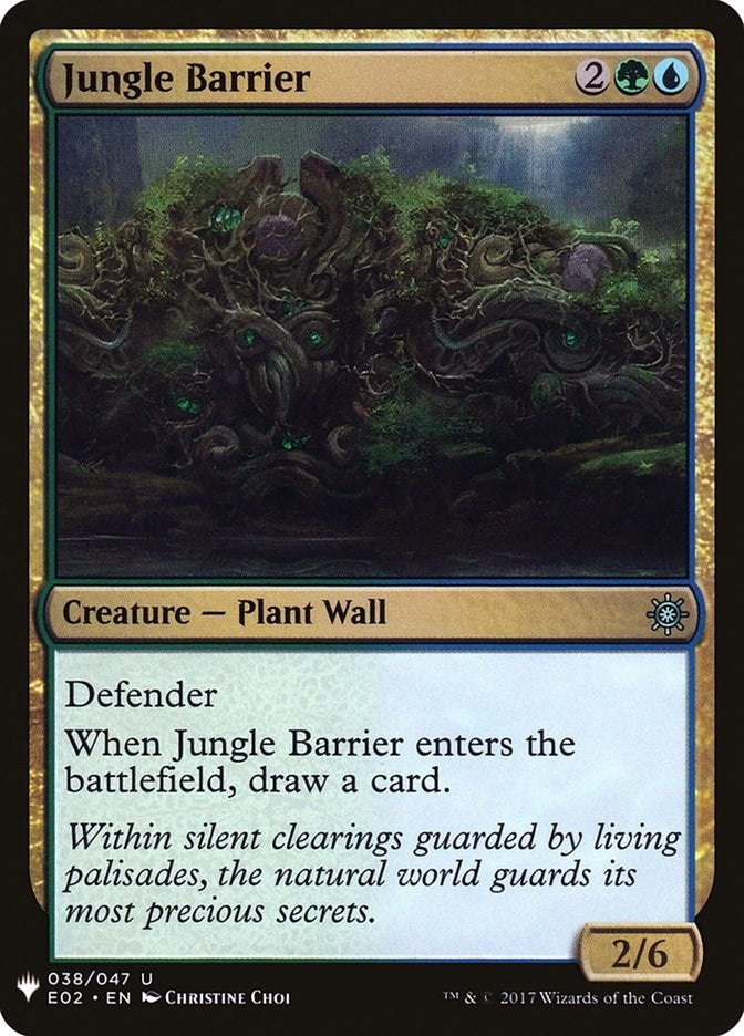 Jungle Barrier (38) (The List Reprints)