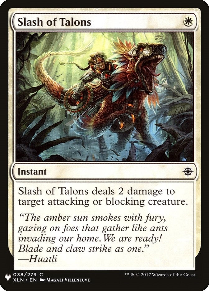 Slash of Talons (38) (The List Reprints)