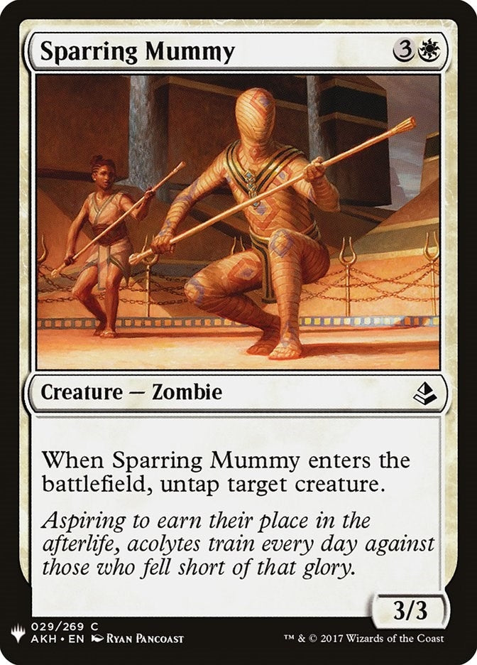 Sparring Mummy (29) (The List Reprints)
