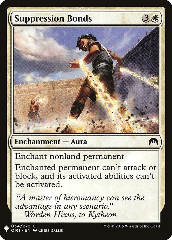 Suppression Bonds (34) (The List Reprints)