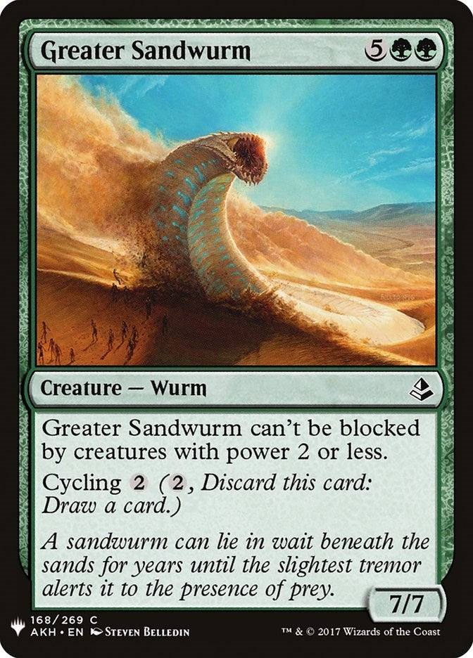 Greater Sandwurm (168) (The List Reprints)