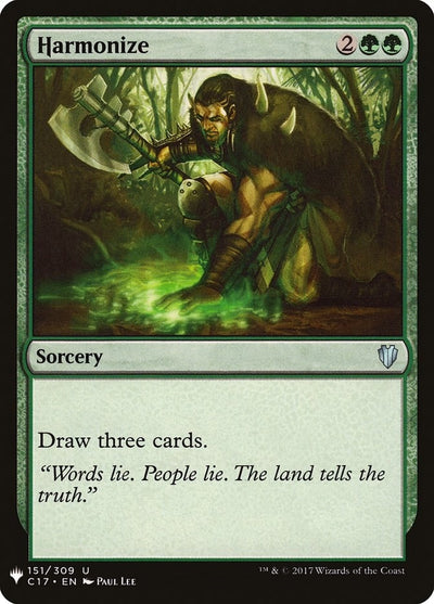 Harmonize (C17) (151) (The List Reprints)