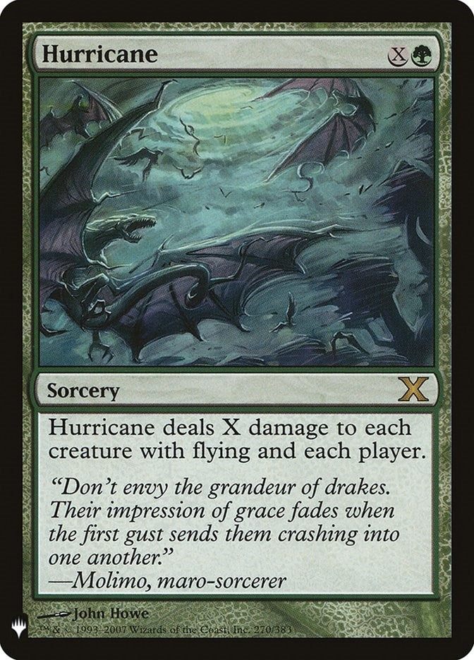 Hurricane (270/383) (The List Reprints)