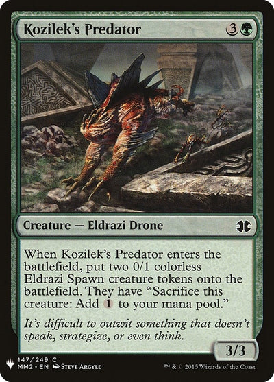Kozilek's Predator (147) (The List Reprints)