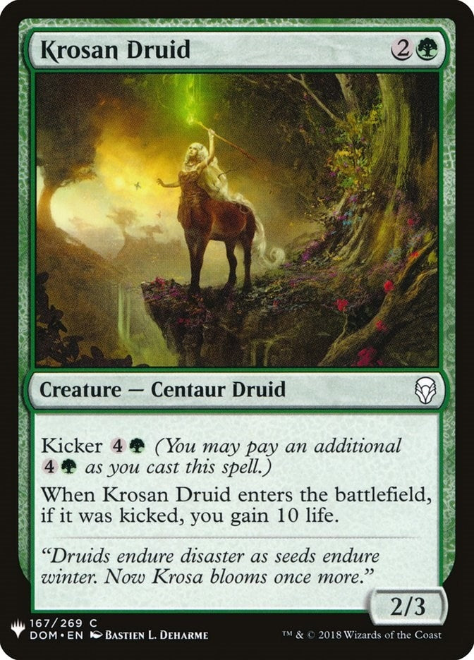 Krosan Druid (167) (The List Reprints)