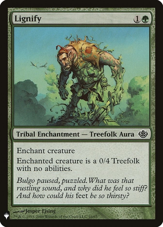 Lignify (16) (The List Reprints)