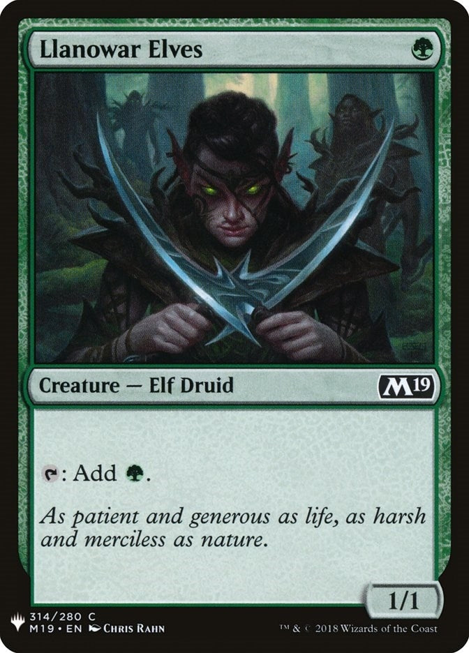 Llanowar Elves (314) (The List Reprints)