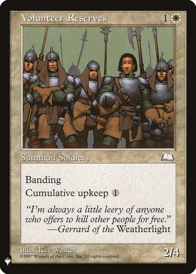 Image for Volunteer Reserves (29) - Magic: The Gathering