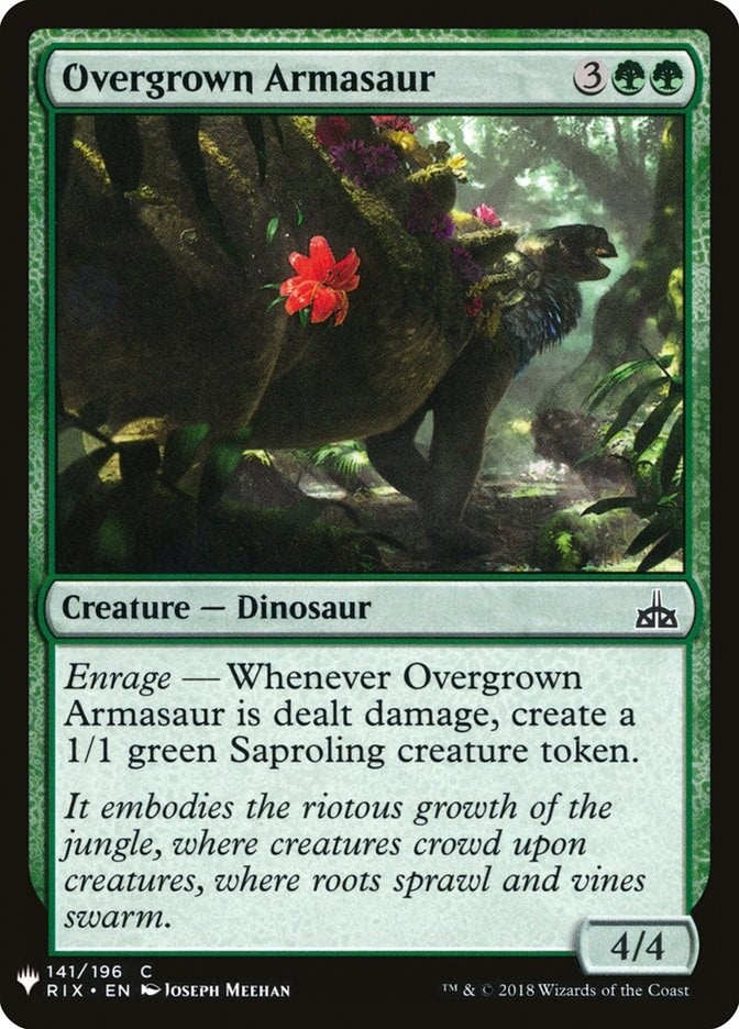 Overgrown Armasaur (141) (The List Reprints)