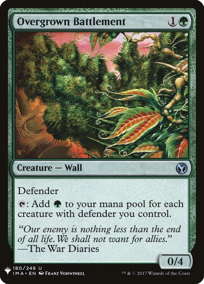 Overgrown Battlement (180) (The List Reprints)